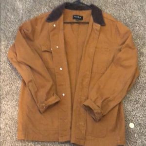 Mens Brown utility jacket size L